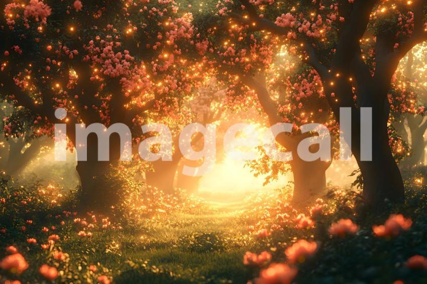 008 magical woodland 10 backdrops b25039