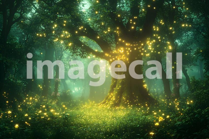 002 magical woodland 10 backdrops b25039