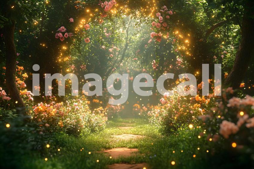 006 magical woodland 10 backdrops b25039