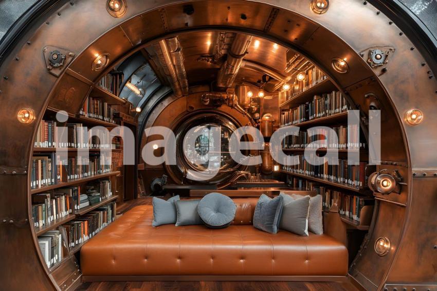 003 steam powered library 40 backdrops b25037