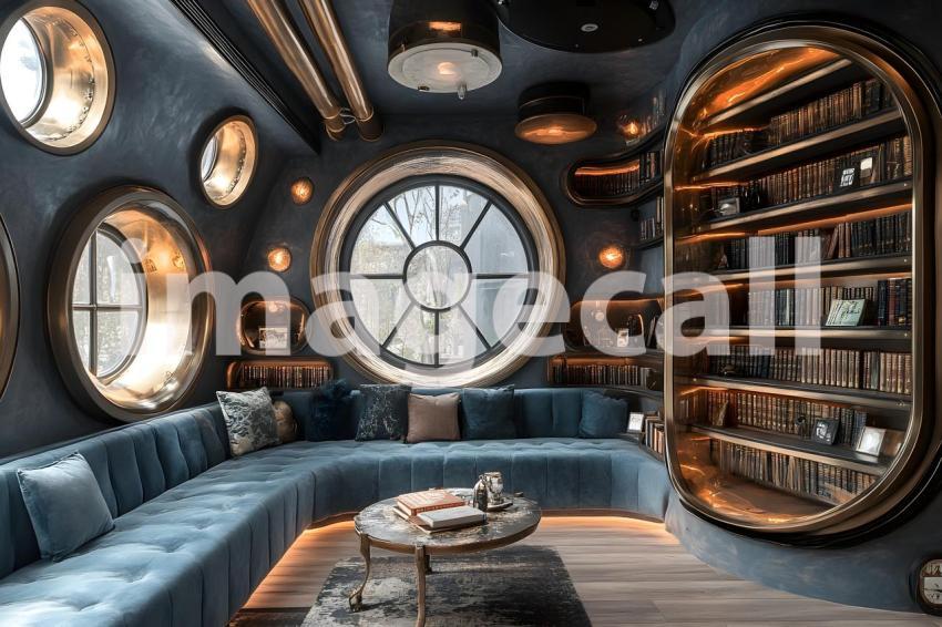 001 steam powered library 40 backdrops b25037