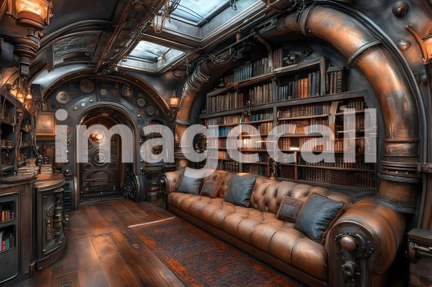 013 steam powered library 40 backdrops b25037