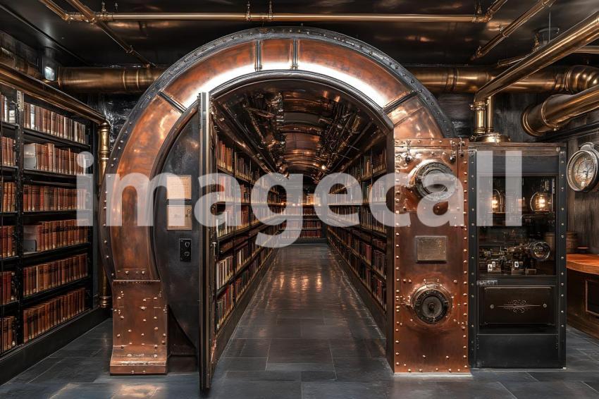 030 steam powered library 40 backdrops b25037