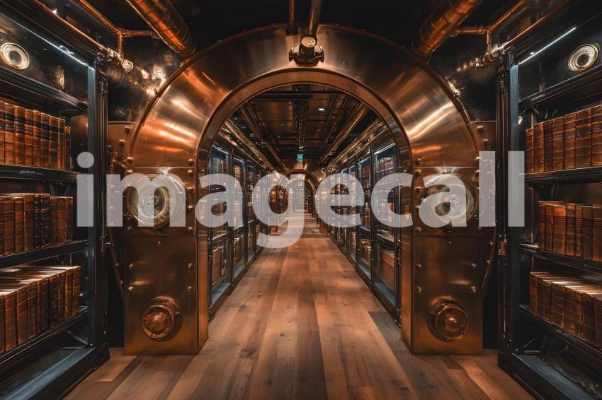 038 steam powered library 40 backdrops b25037