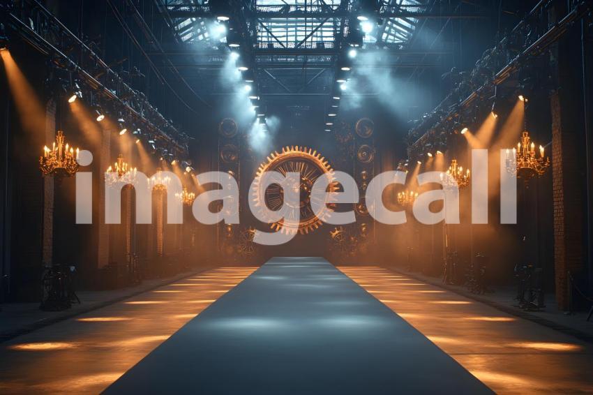 006 steampunk fashion runway 65 backdrops b25048