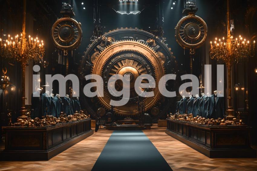 014 steampunk fashion runway 65 backdrops b25048