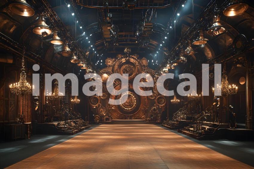 004 steampunk fashion runway 65 backdrops b25048