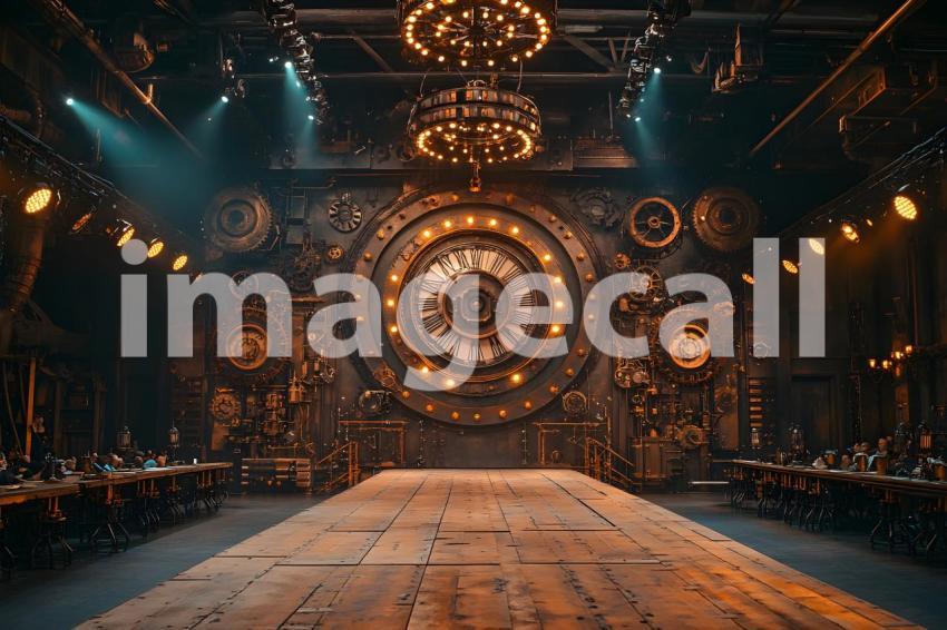 012 steampunk fashion runway 65 backdrops b25048