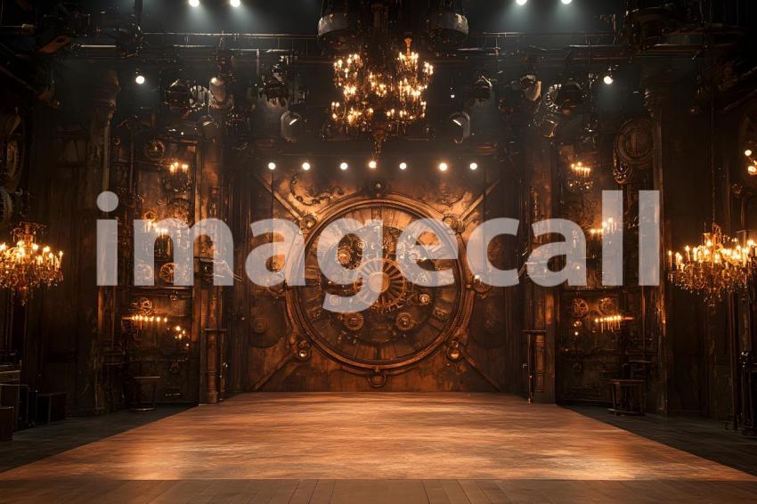 007 steampunk fashion runway 65 backdrops b25048