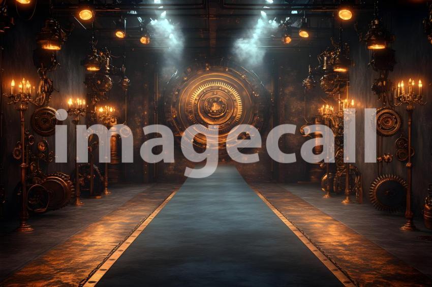 003 steampunk fashion runway 65 backdrops b25048