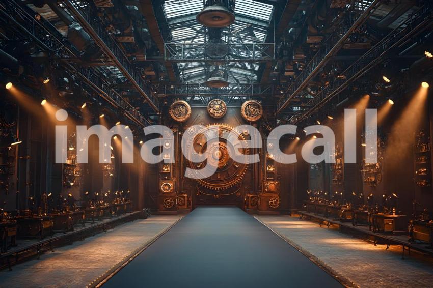 008 steampunk fashion runway 65 backdrops b25048