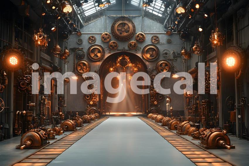 017 steampunk fashion runway 65 backdrops b25048