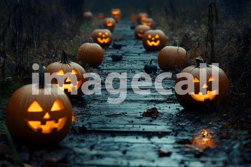 006 halloween forest scene 80 backdrops b25236
