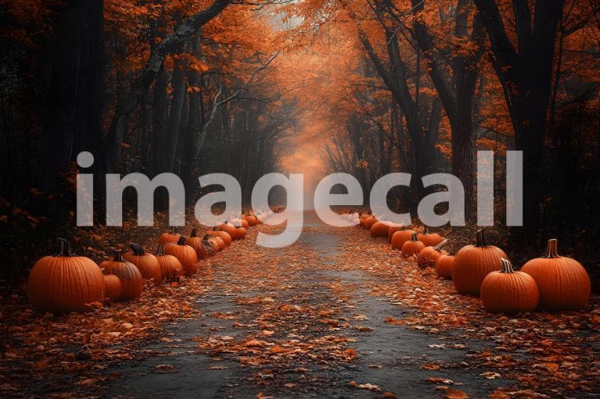 054 halloween forest scene 80 backdrops b25236