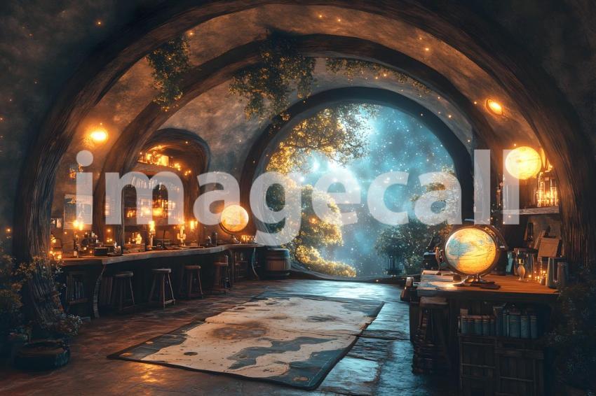 029 celestial observatory 65 backdrops b25003