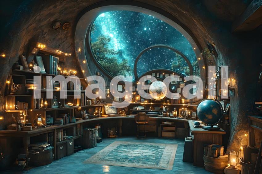 033 celestial observatory 65 backdrops b25003