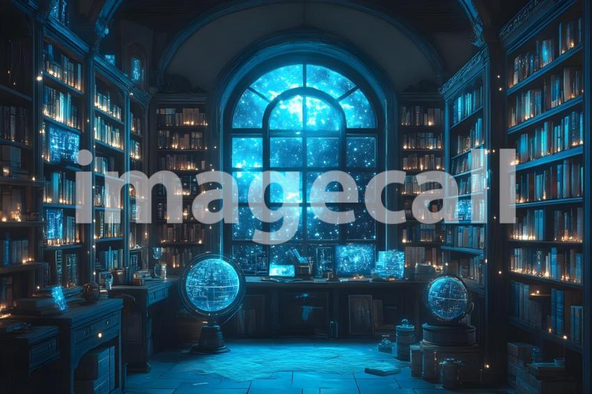 041 celestial observatory 65 backdrops b25003