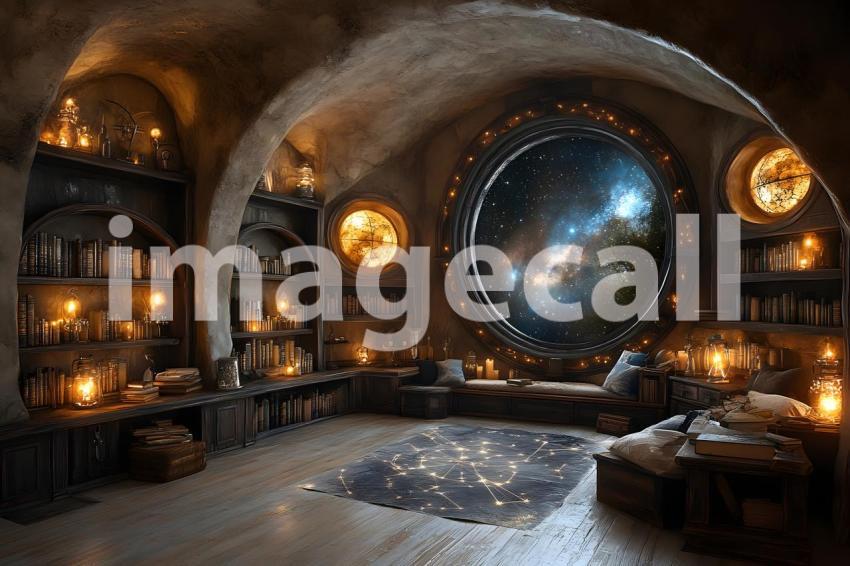 043 celestial observatory 65 backdrops b25003