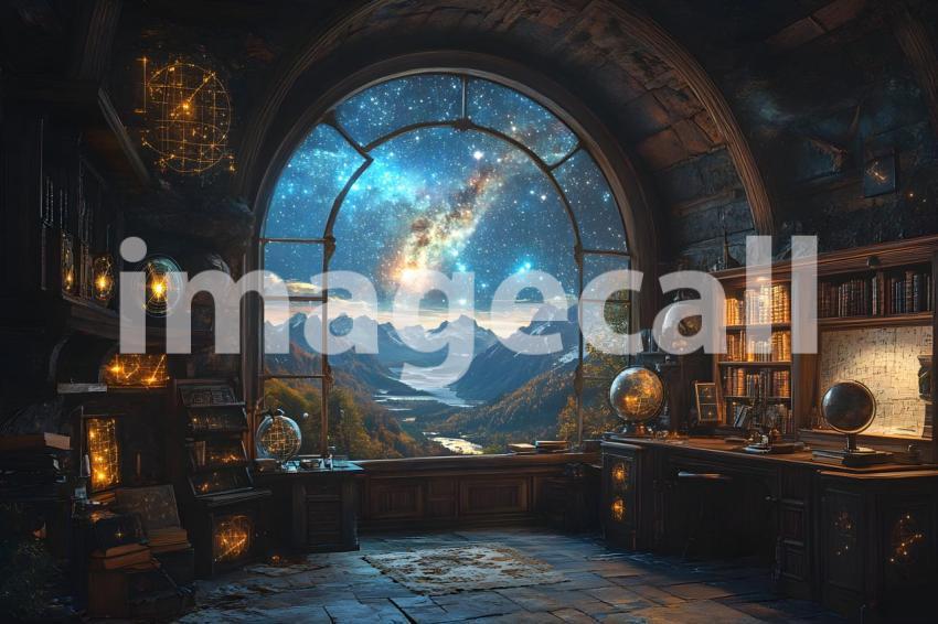 054 celestial observatory 65 backdrops b25003