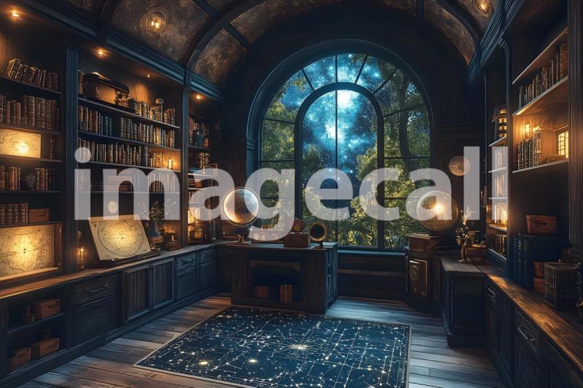 056 celestial observatory 65 backdrops b25003