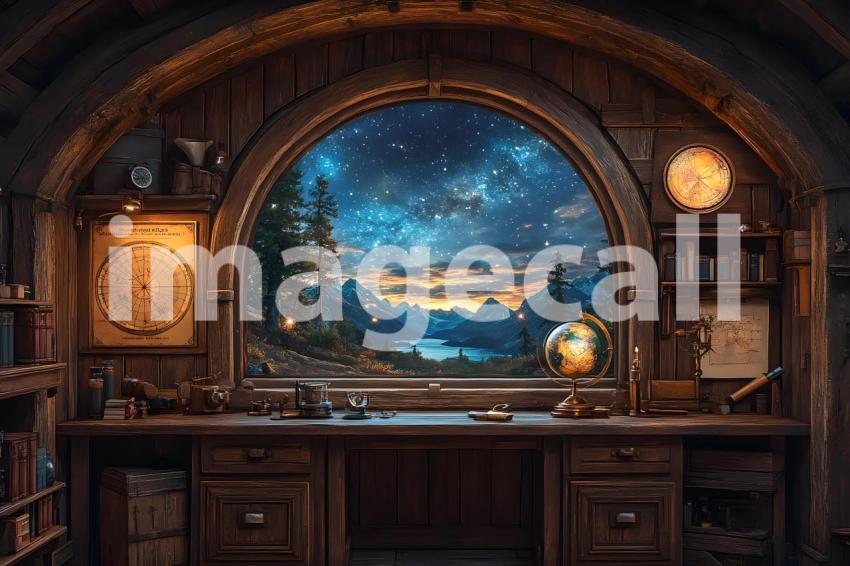 058 celestial observatory 65 backdrops b25003