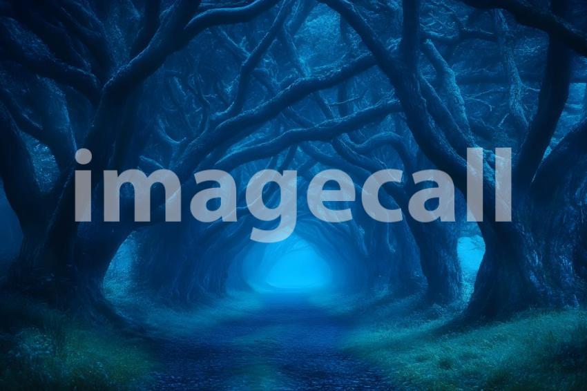 012 halloween forest scene 80 backdrops b25236