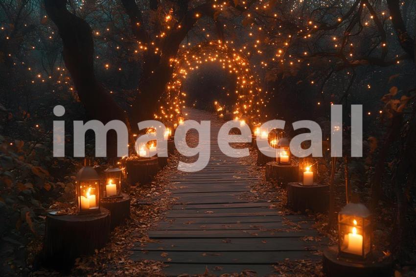 015 halloween forest scene 80 backdrops b25236