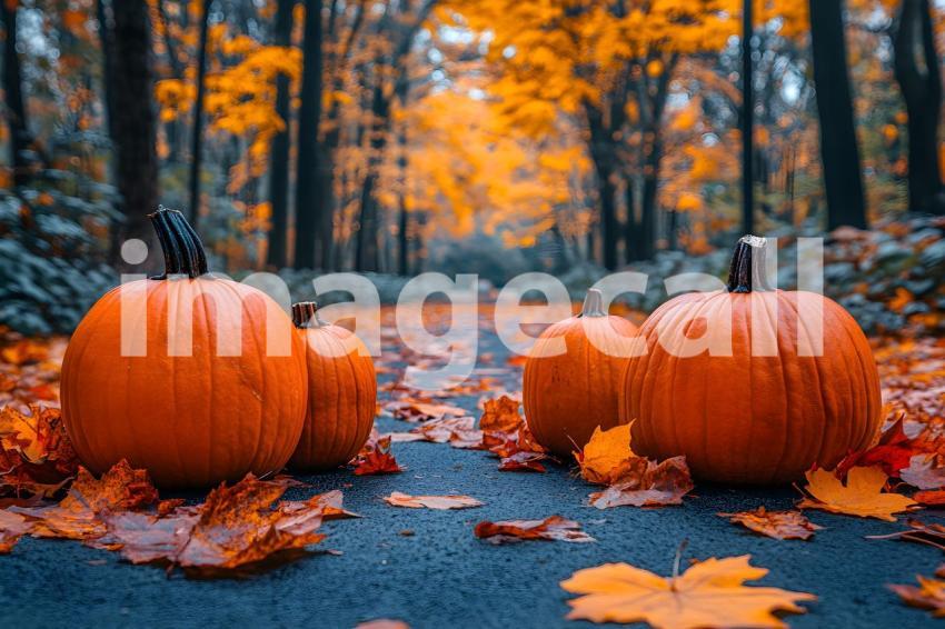 003 halloween forest scene 80 backdrops b25236