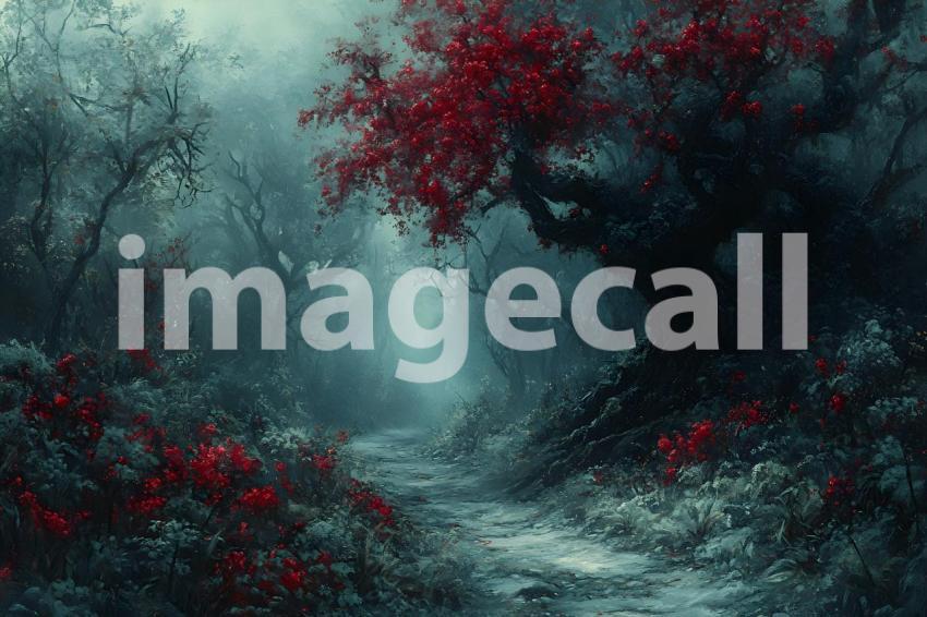 017 halloween forest scene 80 backdrops b25236