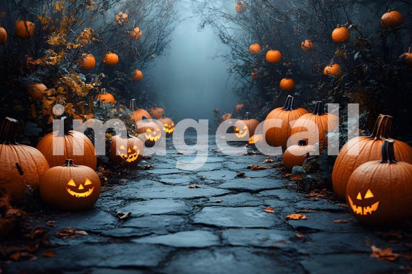 013 halloween forest scene 80 backdrops b25236