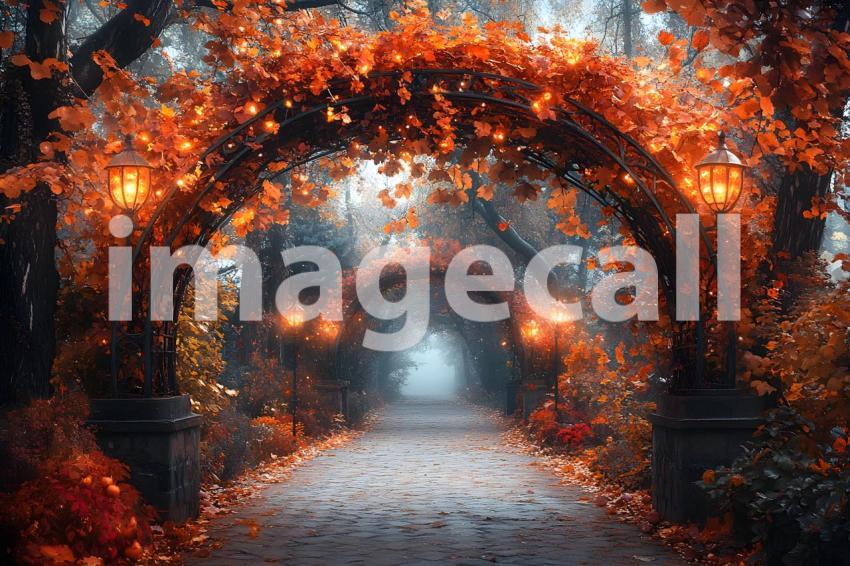 031 halloween forest scene 80 backdrops b25236
