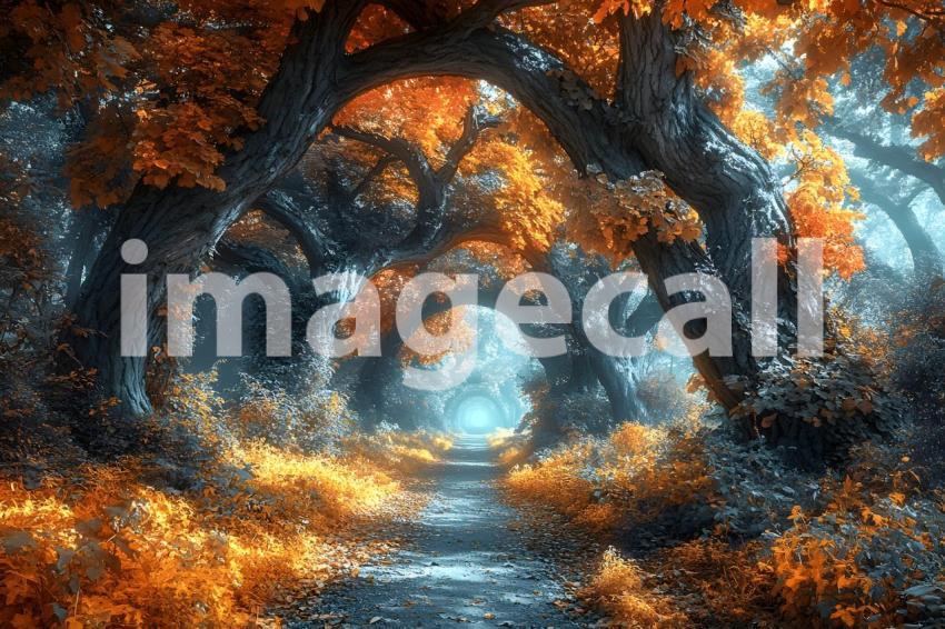 027 halloween forest scene 80 backdrops b25236