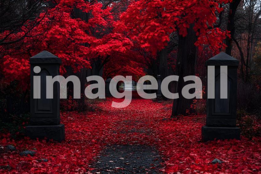 044 halloween forest scene 80 backdrops b25236