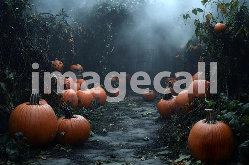 043 halloween forest scene 80 backdrops b25236