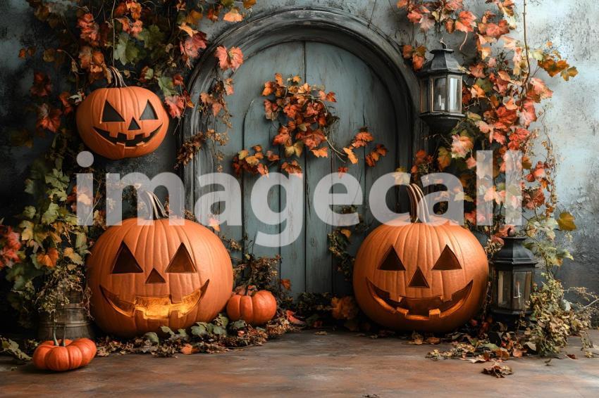 048 halloween forest scene 80 backdrops b25236
