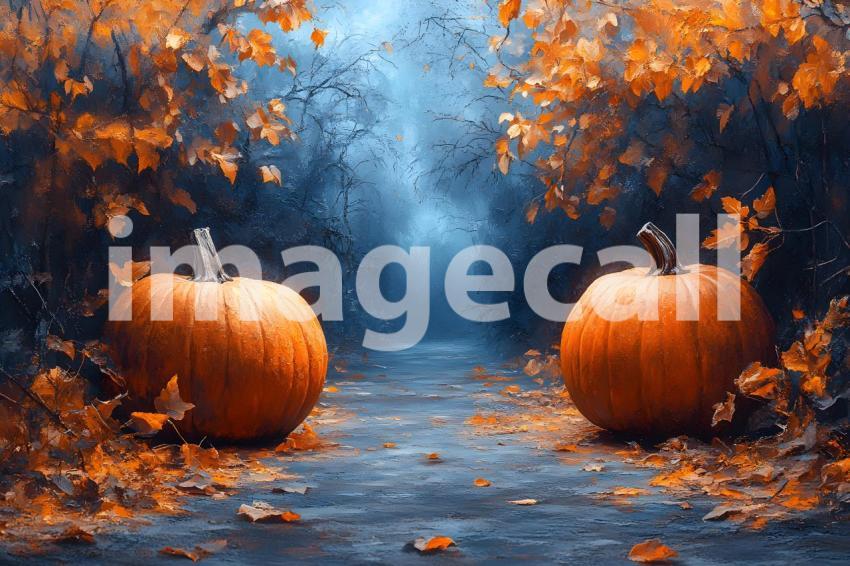 055 halloween forest scene 80 backdrops b25236