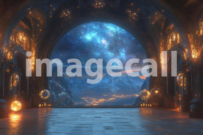 001 celestial observatory 65 backdrops b25003