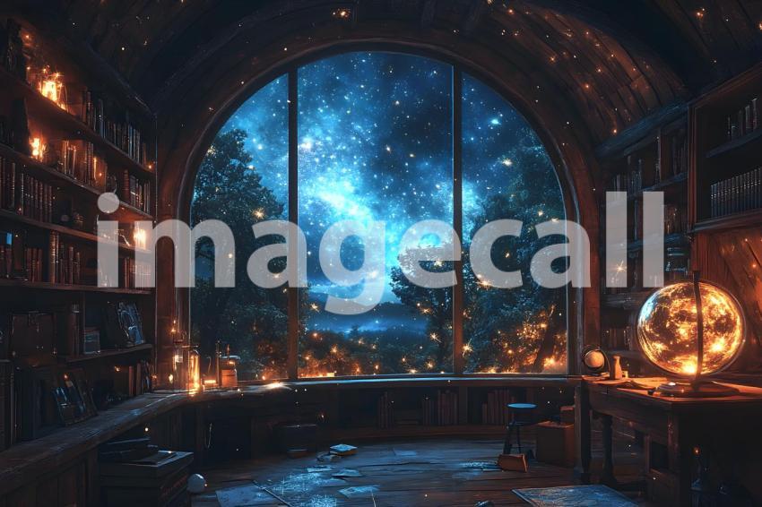 009 celestial observatory 65 backdrops b25003