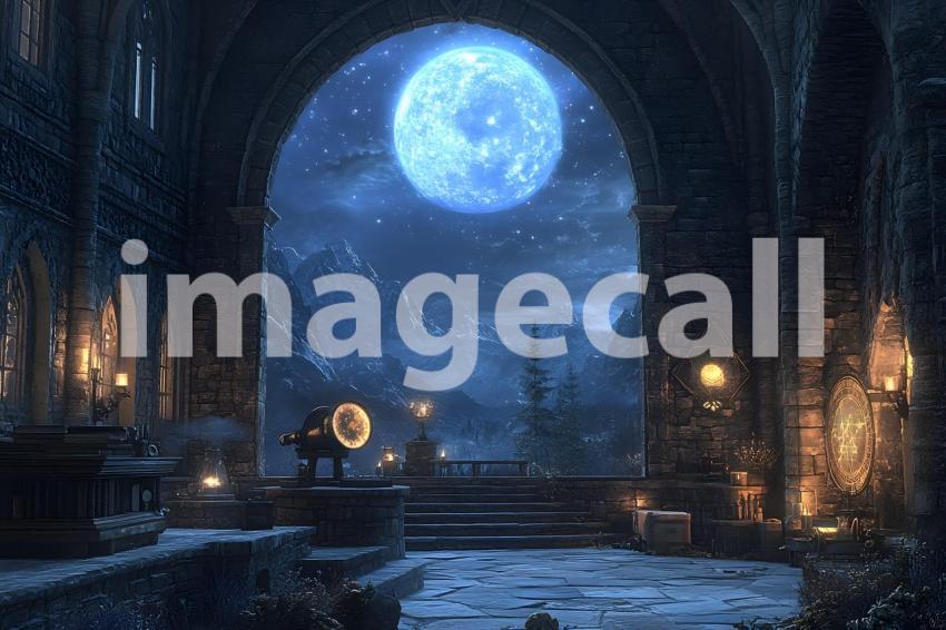 007 celestial observatory 65 backdrops b25003