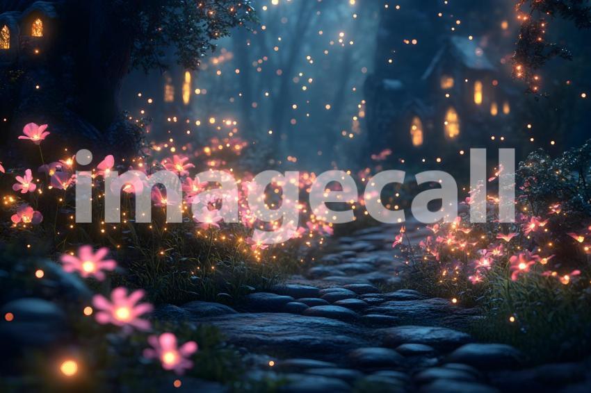 044 mystic fairy forest 65 backdrops b25146