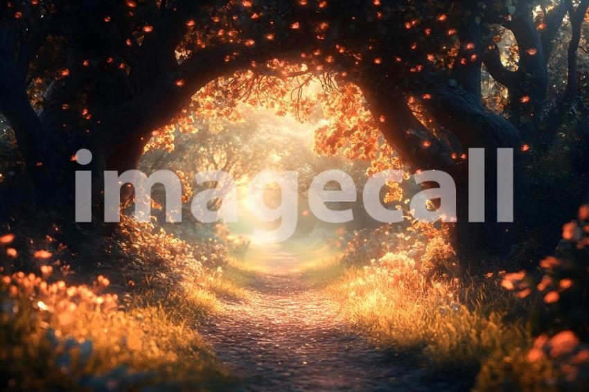 040 mystic fairy forest 65 backdrops b25146