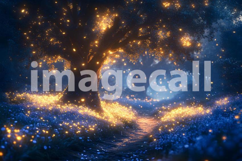 046 mystic fairy forest 65 backdrops b25146