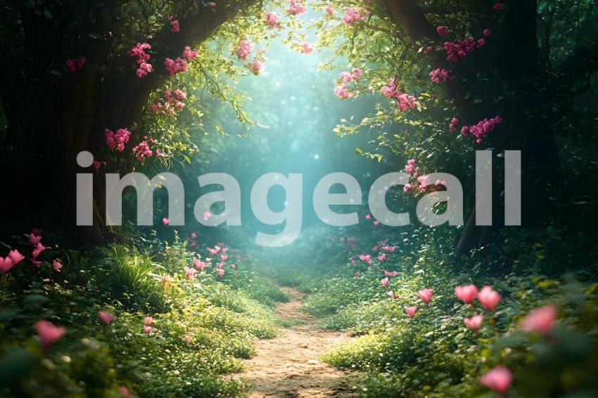 036 mystic fairy forest 65 backdrops b25146