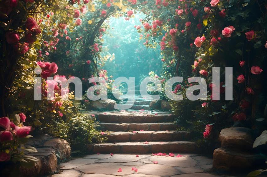 039 mystic fairy forest 65 backdrops b25146