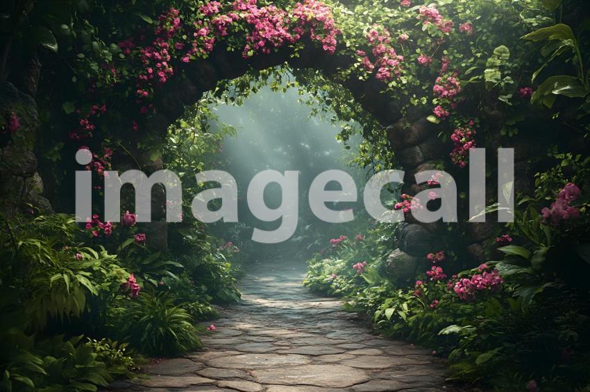 045 mystic fairy forest 65 backdrops b25146