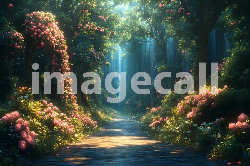 042 mystic fairy forest 65 backdrops b25146