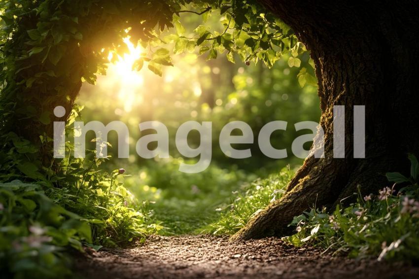 048 mystic fairy forest 65 backdrops b25146