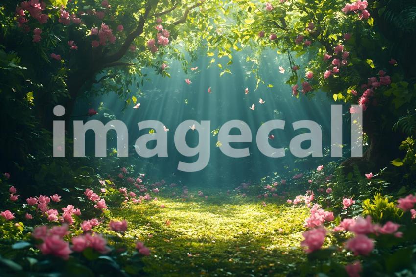 059 mystic fairy forest 65 backdrops b25146