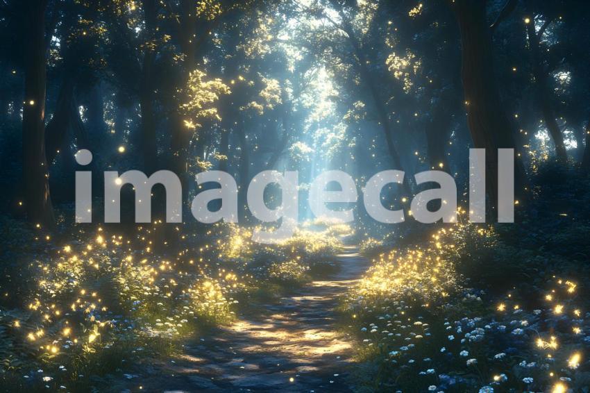 061 mystic fairy forest 65 backdrops b25146