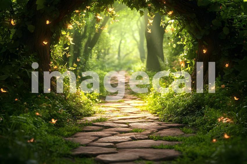 056 mystic fairy forest 65 backdrops b25146